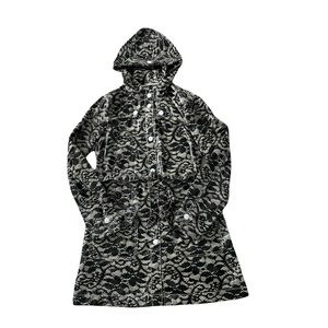 H&M Snake Print Trench Coat Rain Coat | Size 8